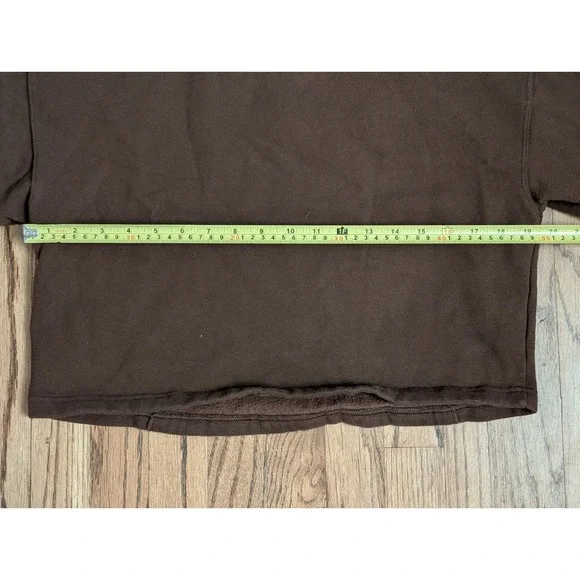 PINK Victoria's Secret Brown Quarter Zip Sweatshirt Pullover Size XS - Picture 12 of 14